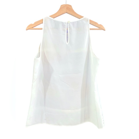 Ann Taylor white sleeveless blouse - Size 4 - Picture 4 of 5